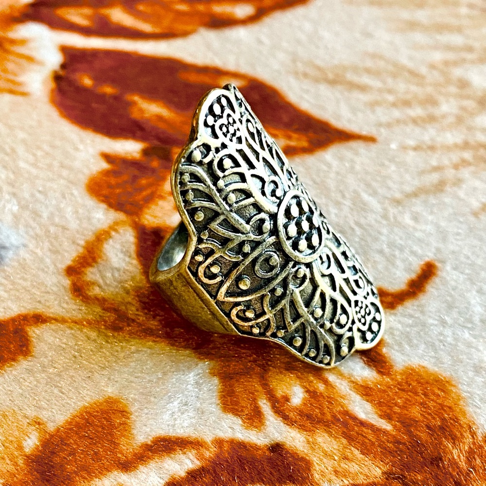 Silver Statement Ring - image 1
